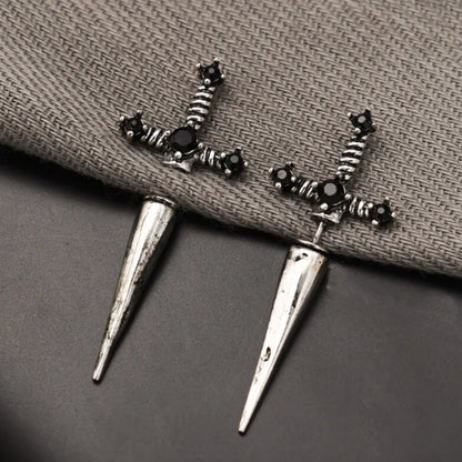 GOTHIC SWORD EARRINGS (PAIR)